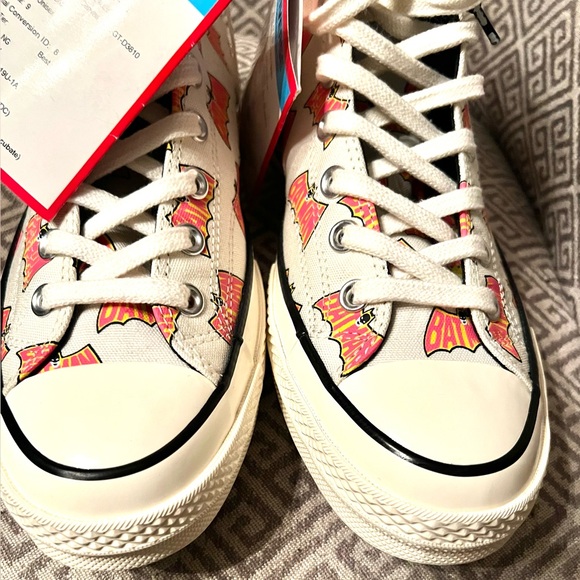 CONVERSE SAMPLE BATMAN High-Top Sneakers. SZ 9 Men's. NEW 80th Anniversary RARE. - Picture 8 of 12